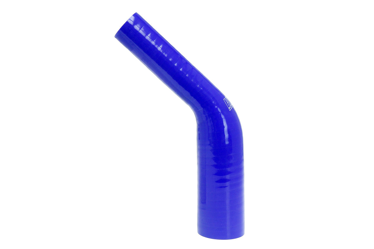 HPS 5/8" - 3/4" Silicone 45 Degree Elbow Reducer Coupler Hose, High Temp 4-ply Reinforced, 16mm - 19mm ID