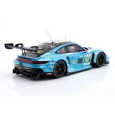 Ixo Porsche 911 992 GT3-R Manthey #92 WINNER LMGT3 2025 Le Mans Blue 1:18