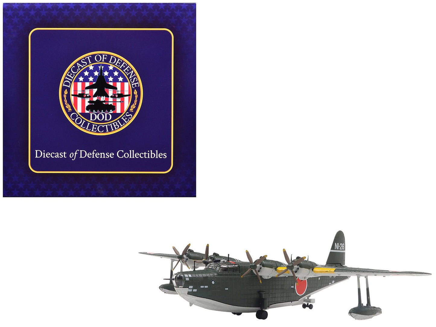 Kawanishi H8K2 "Emily" Aircraft "Imperial Japanese Navy Air Service" 1/144 Diecast Model by Diecast of Defense free shipping USA