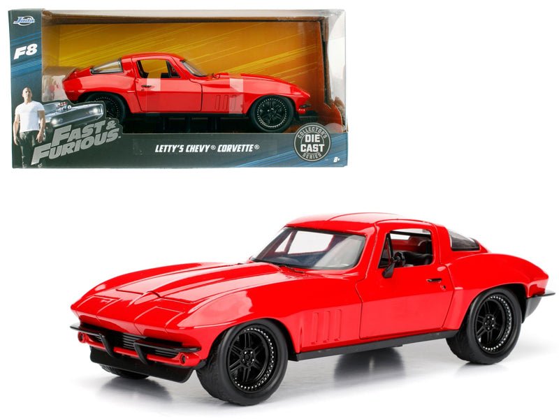 Letty's Chevrolet Corvette Fast & Furious F8 "The Fate of the Furious" Movie 1/24 Diecast Model Car by Jada free shipping USA