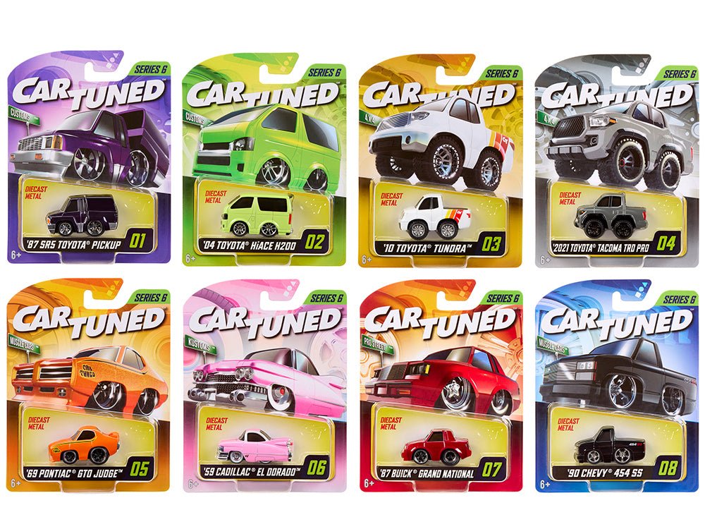 "Mainline" 2025 Series 6 Set of 8 Pieces Diecast Model Cars by CarTuned free shipping USA