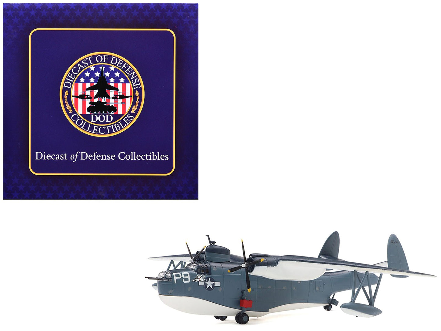 Martin PBM-3D Mariner Aircraft "United States Navy" 1/144 Diecast Model by Diecast of Defense free shipping USA
