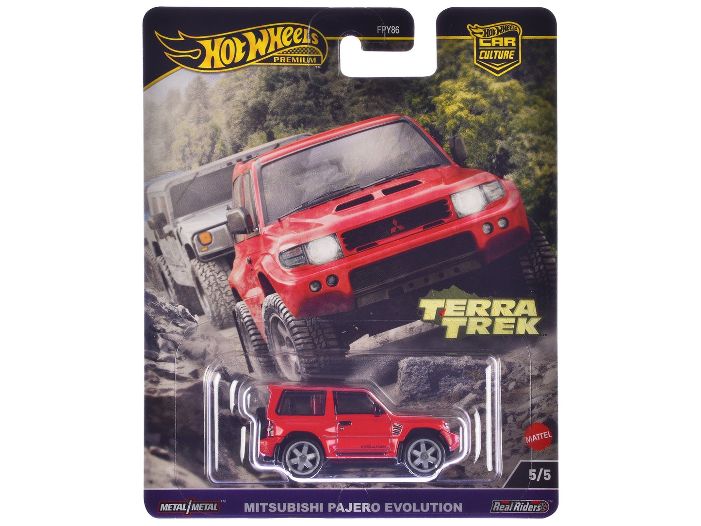 Mitsubishi Pajero Evolution RHD (Right Hand Drive) Red "Terra Trek" Series Diecast Model Car by Hot Wheels free shipping USA