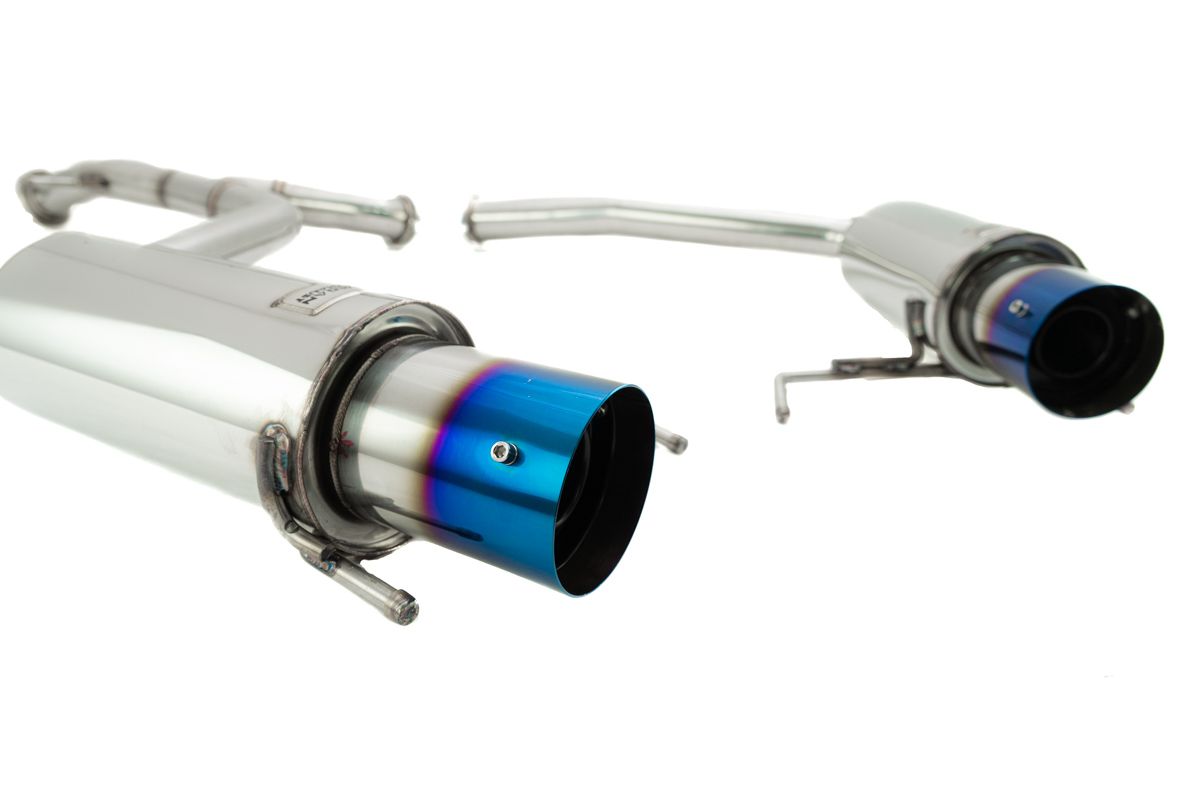 Megan Racing Axle Back Exhaust Drift Spec for Lexus IS250/350 2006-2013 RWD AWD - Blue Tips MR-ABE-LI06DS-BT