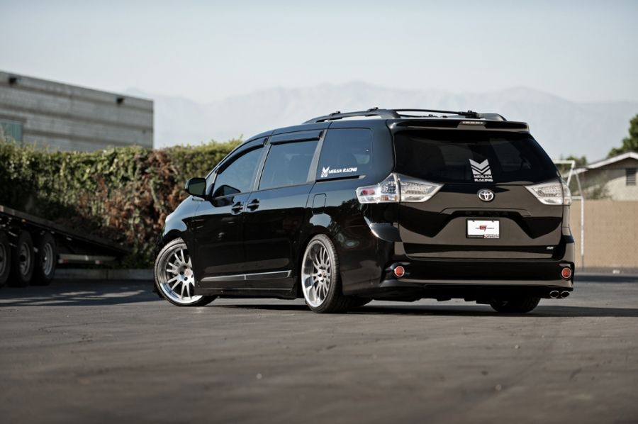 Megan Racing Axle Back Exhaust for 2011-2020 Toyota Sienna SE - Stainless Rolled Tip