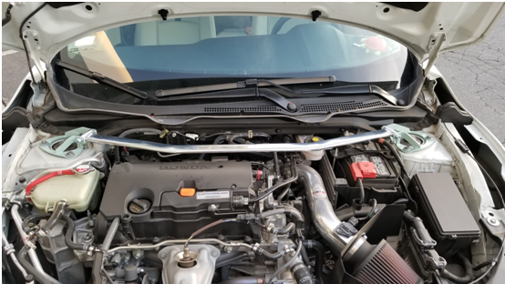 Megan Racing Front Strut Bar for Honda Civic 2016-2022 MR-SB-HC16FU-1P