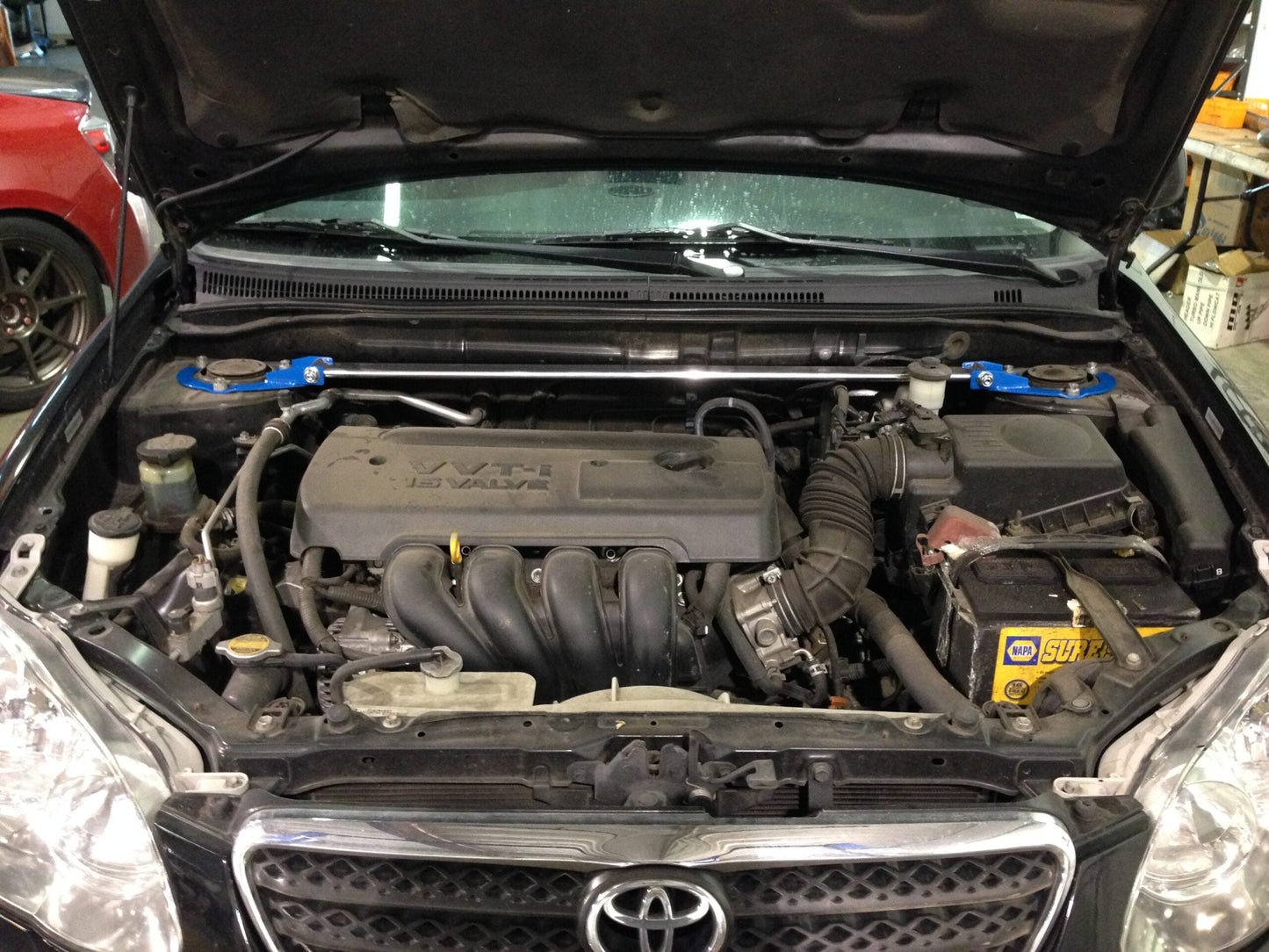 Megan Racing Strut Tower Bars Front for Toyota Corolla 03-08 Race-Spec Bar - MR-SB-TCO03FU-1P