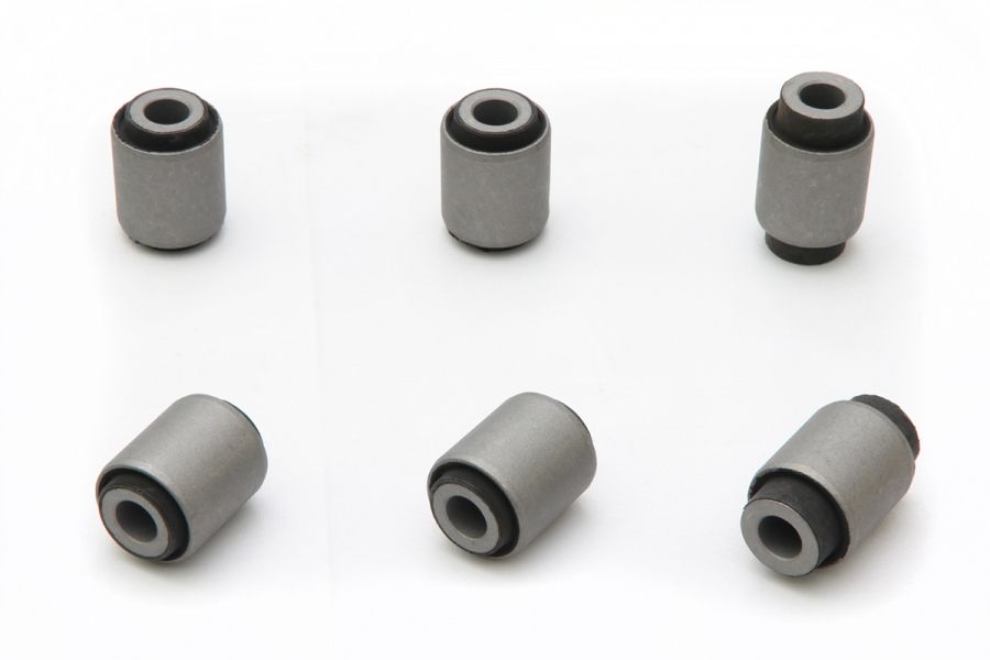 Megan Racing Rear Toe Traction Camber Link Bushing Set for Nissan 240SX 1995-2002 (S14/S15) Hardened Rubber 6 Pieces - MRS-NS-1802