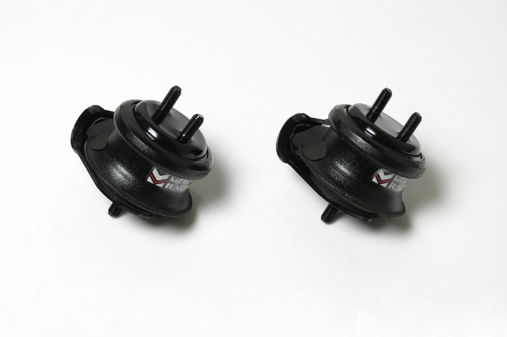 Megan Racing Hardened Engine Mounts for Nissan Skyline R34 2WD (1999-2002) - 70A Hardened Rubber 2pc Set MRS-NS-2140-II