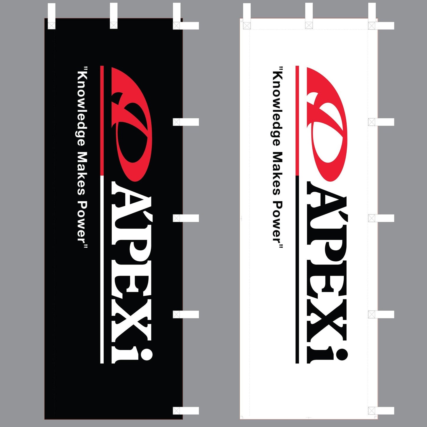 Apexi A'PEXi "Knowledge Makes Power" Nobori Flag - Limited Edition *Discontinued