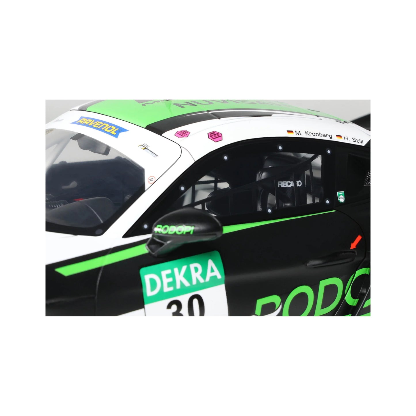 Otto 2023 Porsche 718 Cayman GT4 RS Clubsport #30 ADAC GT4 2023 Green 1:18
