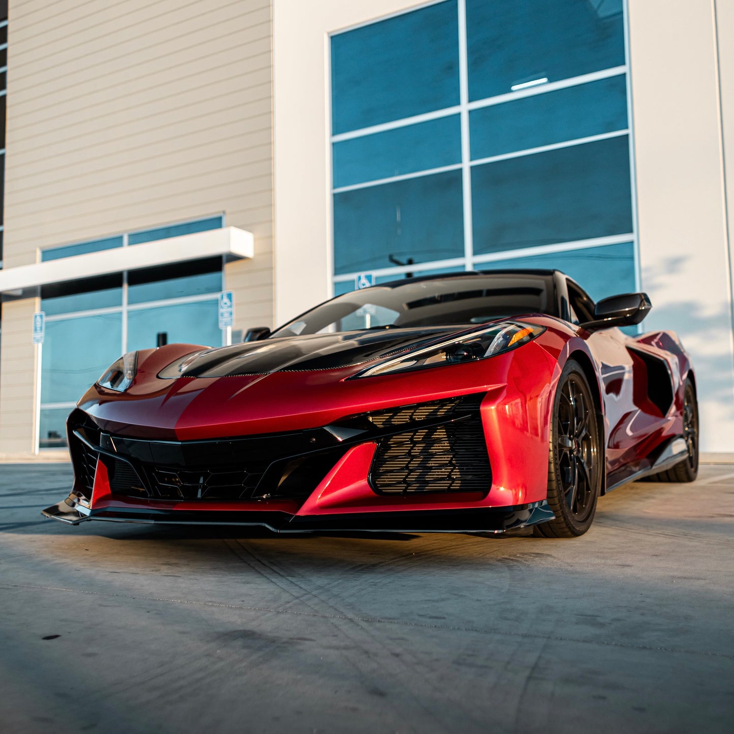 Corvette C8 Stingray to Z06 Full Front Bumper Conversion Kit (Track Package 15pcs)