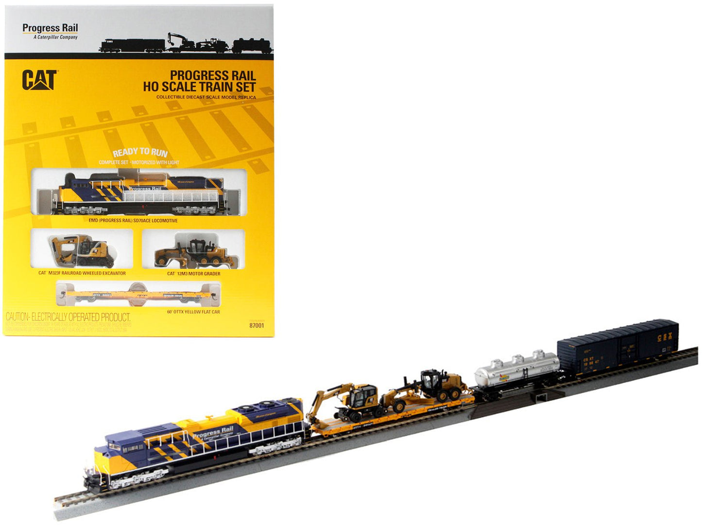 Progress Rail 100th Anniversary Train Set 1/87 (HO) Diecast Models by Diecast Masters free shipping USA