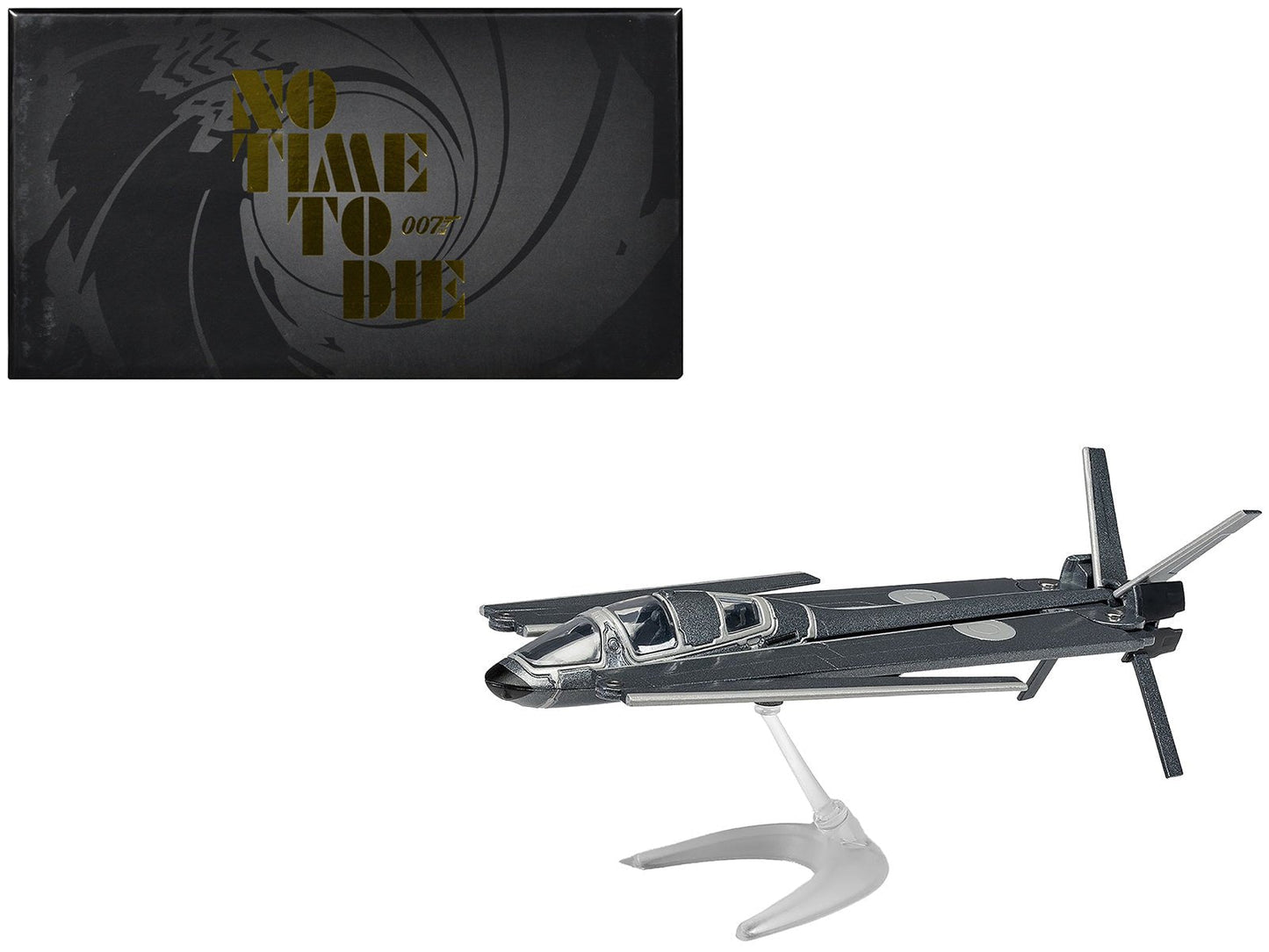 Q Glider Gray Metallic James Bond 007 "No Time To Die" (2021) Movie Diecast Model by Corgi free shipping USA
