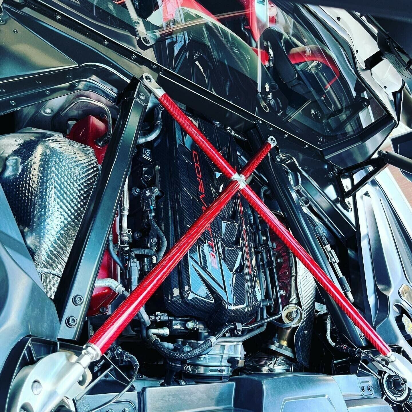 C8 STINGRAY/ Z06 / Z07 LT1 LT6 Chassis Cross Brace, improve rigidity by 8%