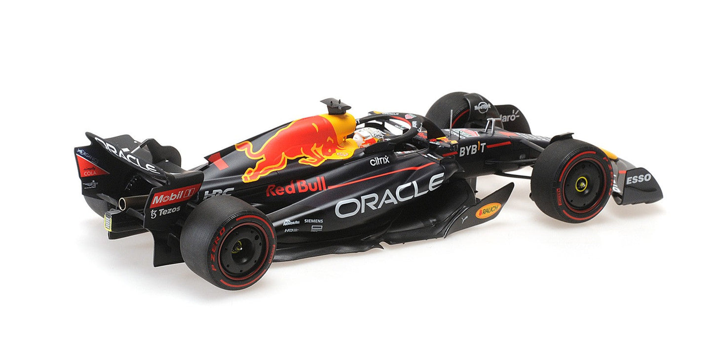 Minichamps F1 RB18 Team Oracle Red Bull Racing #1 Winner Belgium GP WORLD CHAMPION 2022 (Verstappen) 1:18