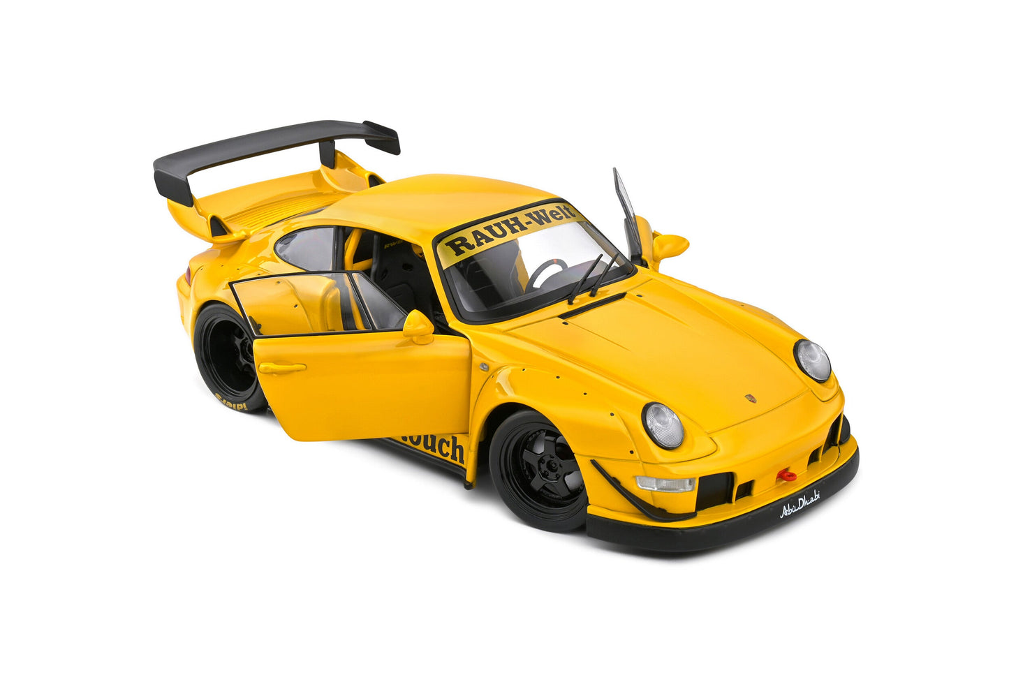 Solido 2023 Porsche 911 993 RWB Bodykit "Midas Touch" Yellow 1:18