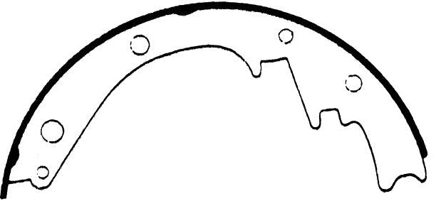 Porterfield Brake Shoes for 1999 GMC YUKON 4WD 4DR 11" Rear Shoe