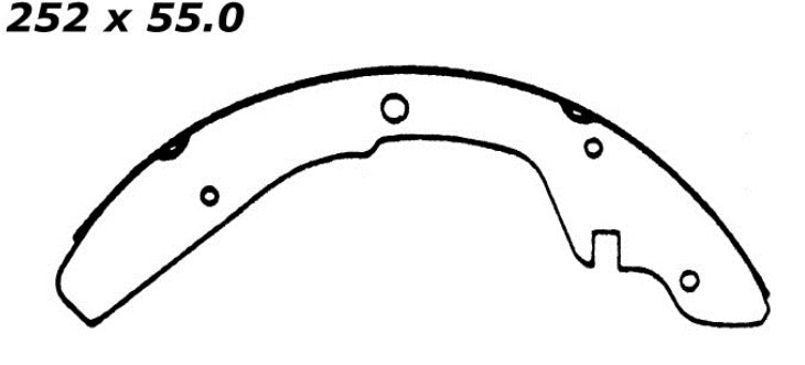 Porterfield Brake Shoes for 1992 VOLKSWAGEN VANAGON
