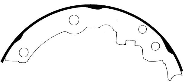 Porterfield Brake Shoes for 1995 CHEVROLET CAVALIER