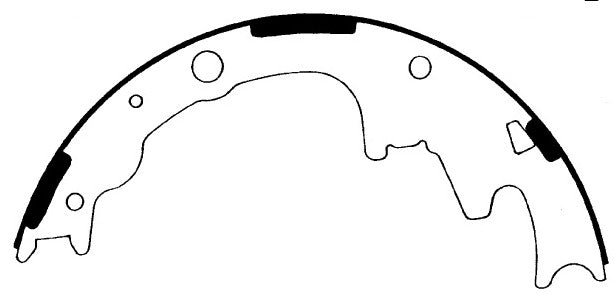 Porterfield Brake Shoes for 1999 FORD RANGER 4WD 9" Rear Shoe