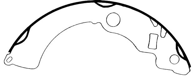 Porterfield Brake Shoes for 2000 SUZUKI SWIFT 3 Door R/Drums