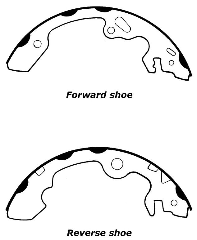 Porterfield Brake Shoes for 2002 FORD FOCUS R/Drum
