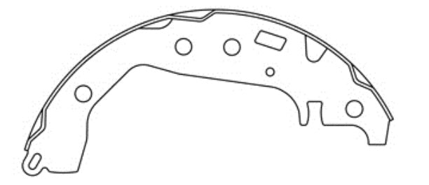 Porterfield Brake Shoes for 2010 TOYOTA YARIS R/Drums