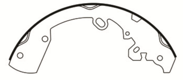 Porterfield Brake Shoes for 2010 DODGE DAKOTA 4WD