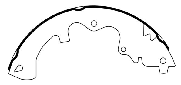 Porterfield Brake Shoes for 2009 FORD ESCAPE