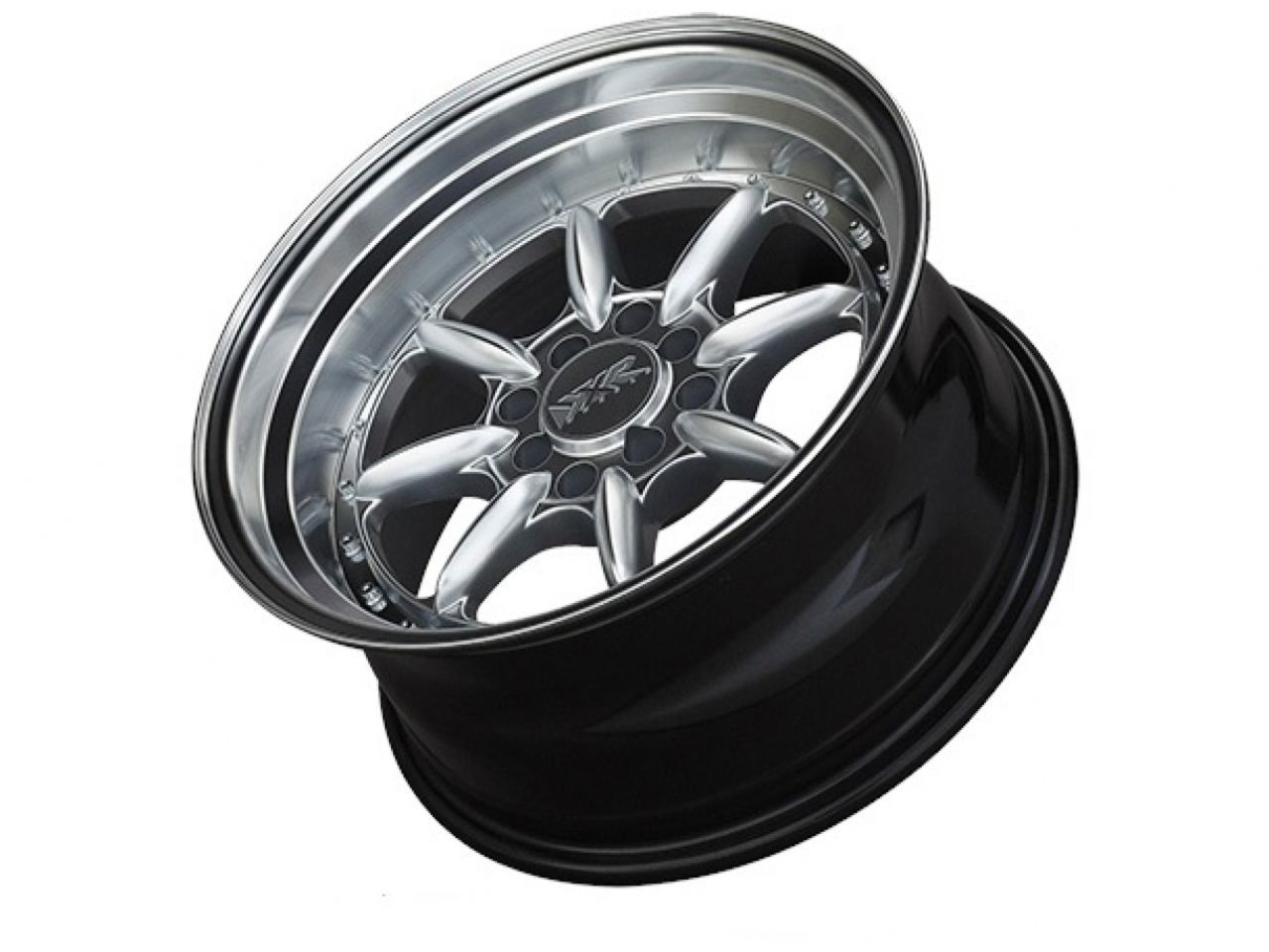 XXR 002.5 Wheel Hyper Silver / Machined Lip 16x8 +20 4x100,4x114.3