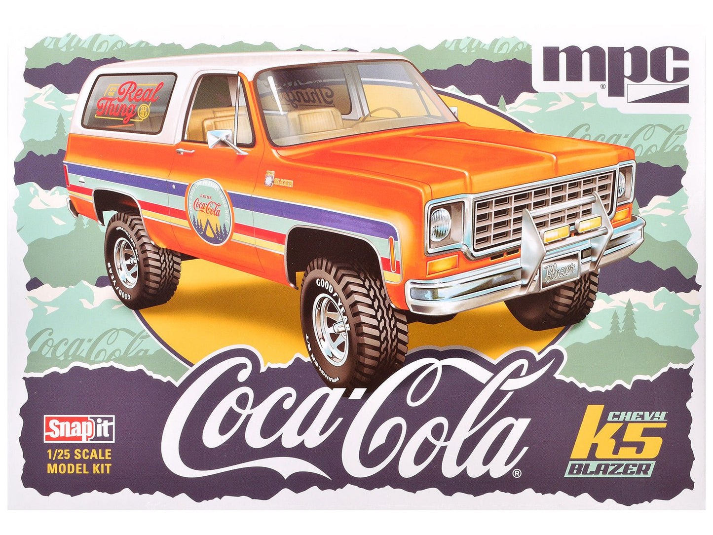 Skill 1 Model Kit Chevrolet K5 Blazer "Coca-Cola" 1/25 Scale Model by MPC free shipping USA