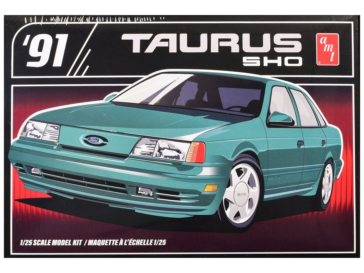 Skill 2 Model Kit 1991 Ford Taurus SHO 1/25 Scale Model by AMT free shipping USA