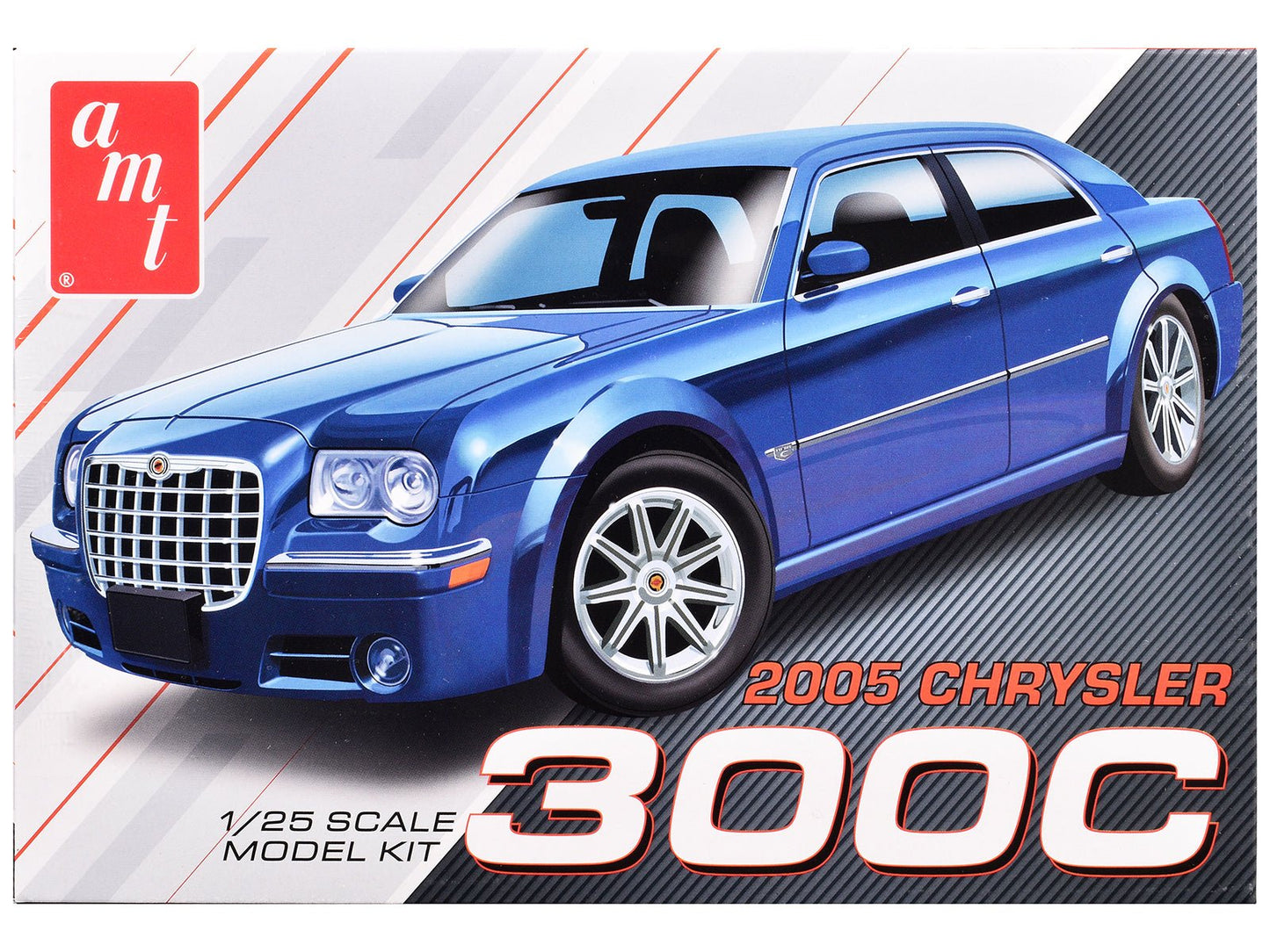 Skill 2 Model Kit 2005 Chrysler 300C 1/25 Scale Model by AMT free shipping USA