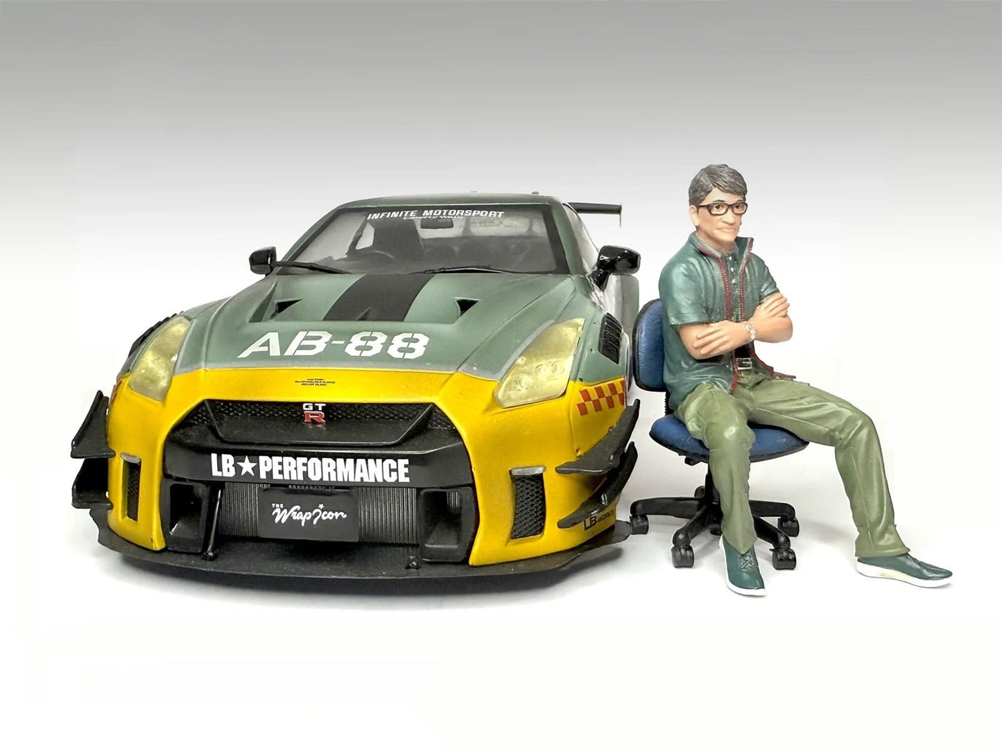 "Top Tuners" Figure #1 "Premium" Series for 1/18 Scale Models by American Diorama free shipping USA