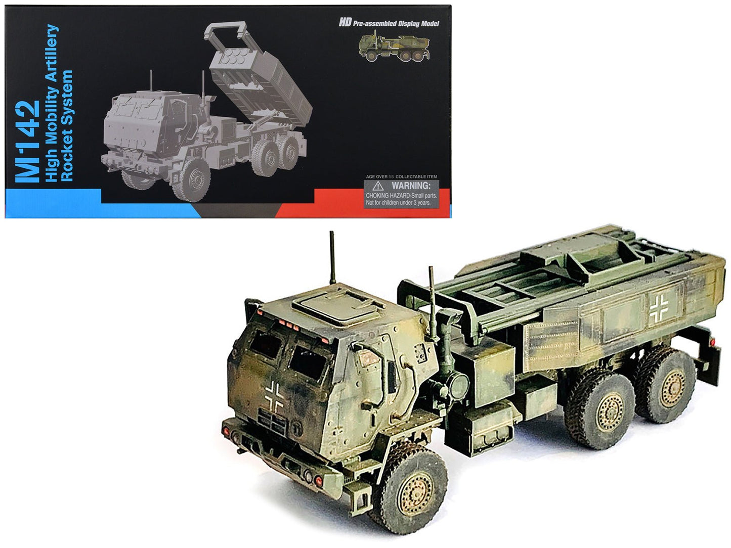 Ukraine M142 High Mobility Artillery Rocket System (HIMARS) Green Camouflage "NEO Dragon Armor" Series 1/72 Plastic Model by Dragon Models free shipping USA