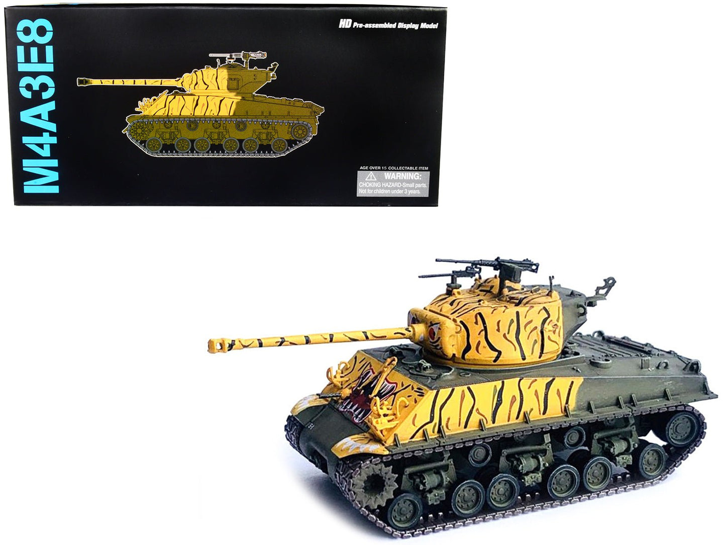 United States M4A3E8 Sherman "Tiger Face" Tank "24th Infantry Div. Korea" (1951) "NEO Dragon Armor" Series 1/72 Plastic Model by Dragon Models free shipping USA