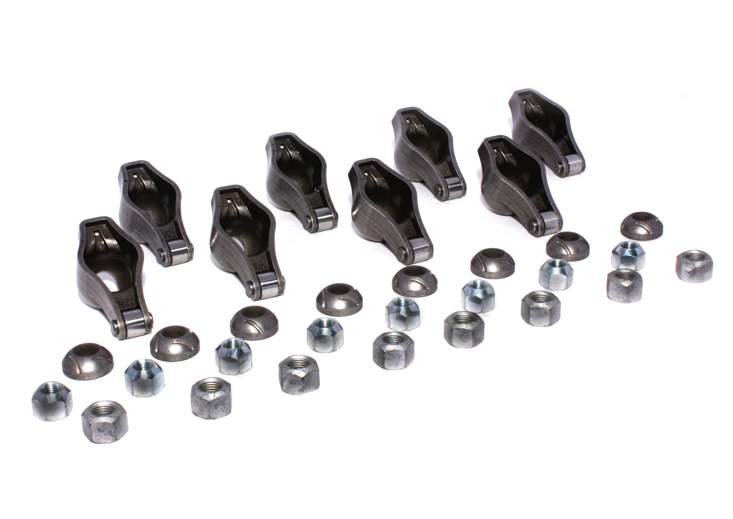 Magnum Roller 1.52 Ratio Rocker Arm Set Of 8 For Pontiac 265-455 7/16" Stud