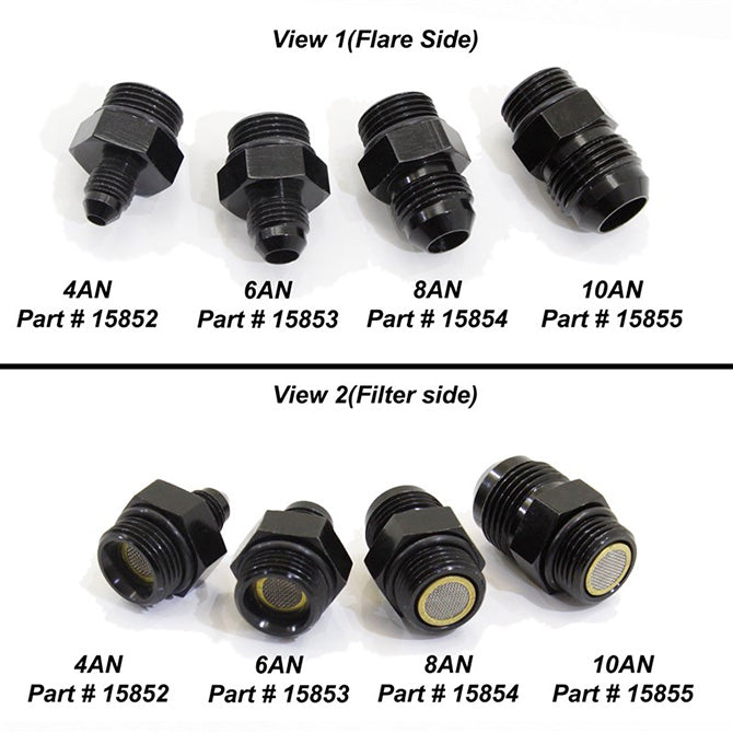 Nitrous Express 4AN To 8AN ORB Filter Fitting For Lightning 375