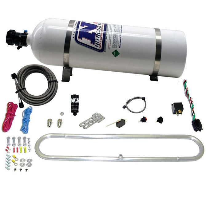 Nitrous Express N-TERCOOLER SYSTEM WITH 15LB BOTTLE (Remote Mount Solenoid)