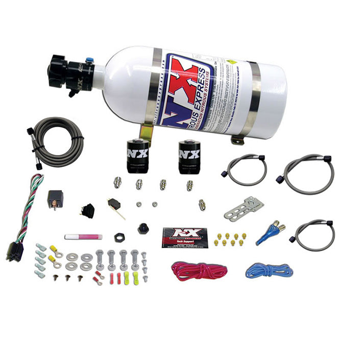 Nitrous Express FORD EFI RACE (100-150-200-250HP) SINGLE NOZZLE WITH 10LB BOTTLE