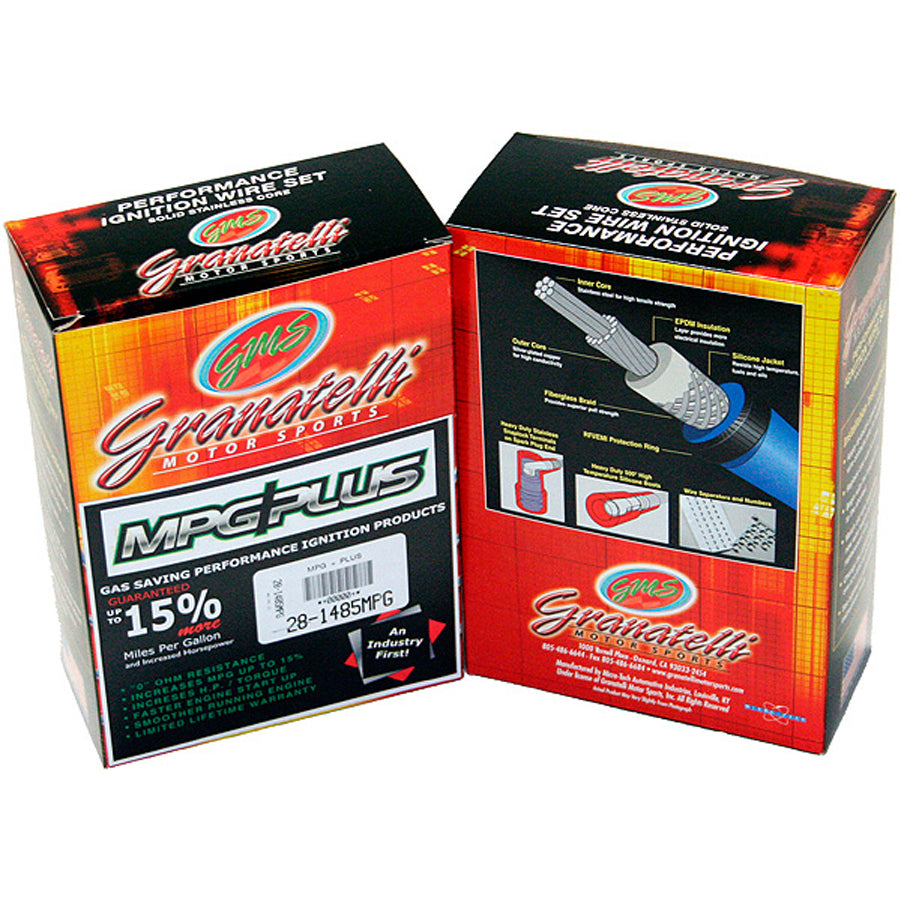 Granatelli Ignition Wires And Coil On/Near Plug Connectors; GM LT Series Applications