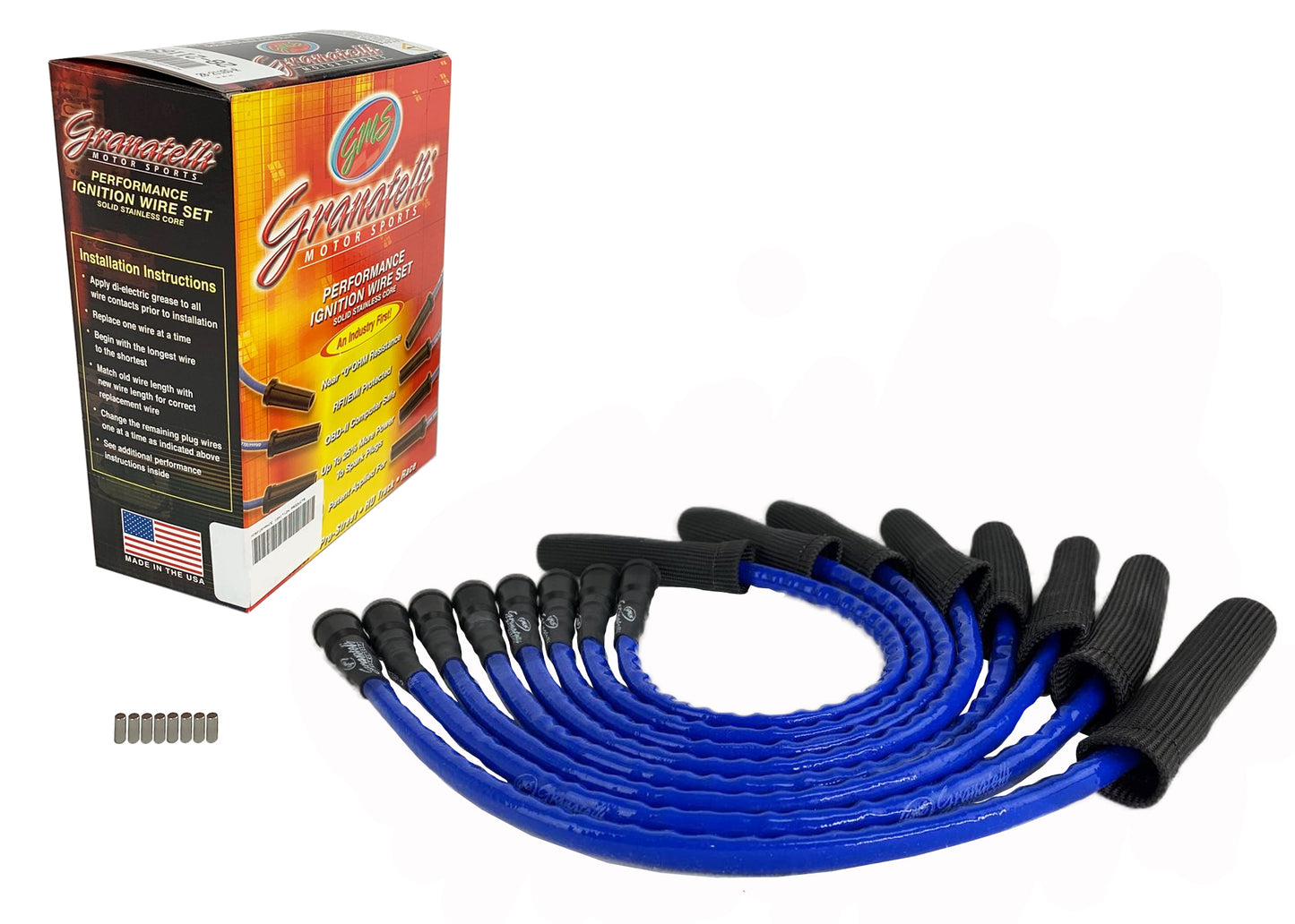 Granatelli Ignition Wires And Coil On/Near Plug Connectors - Ford