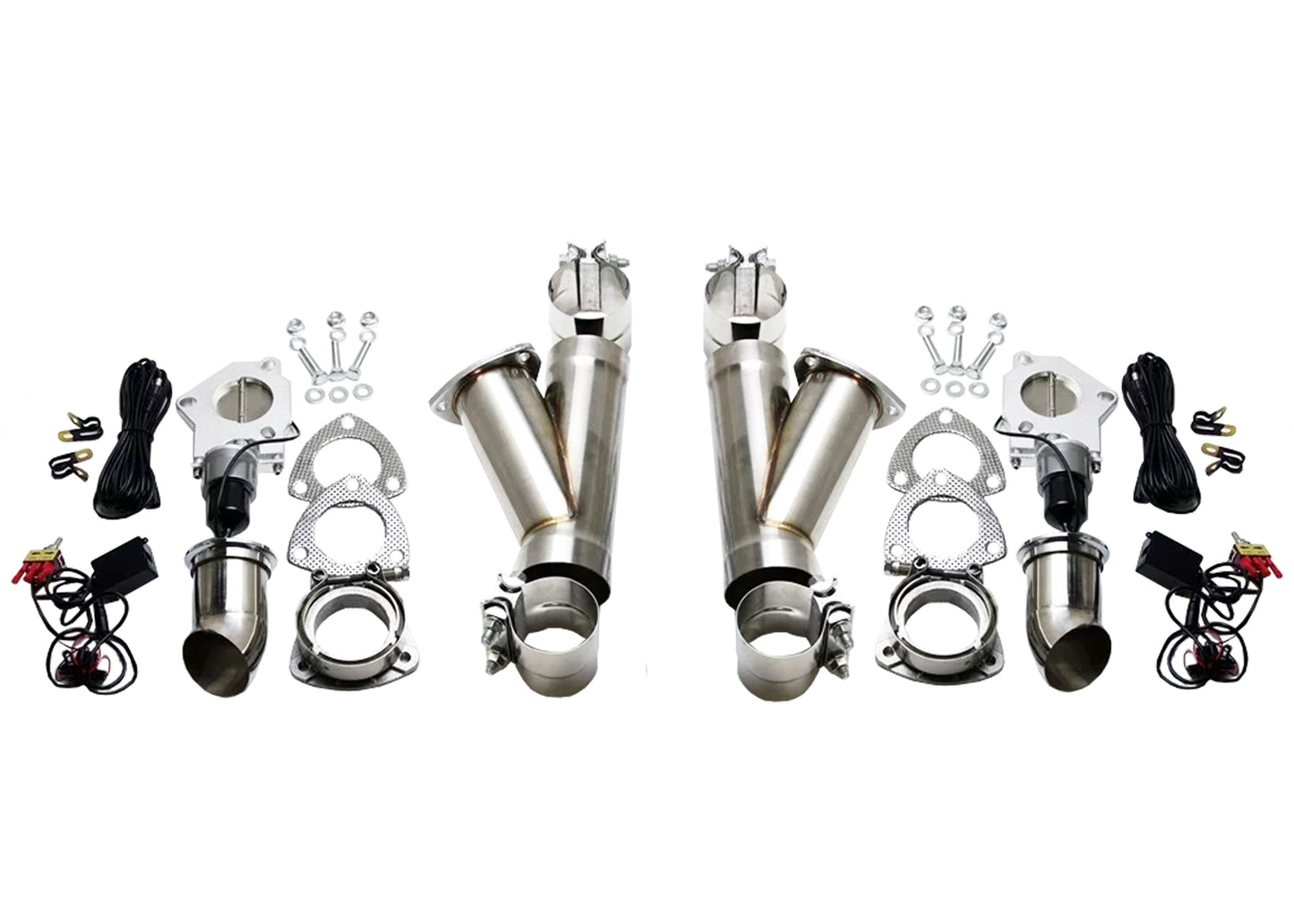Granatelli Electronic Exhaust Cutout Systems - Stainless Steel - Slip Fit