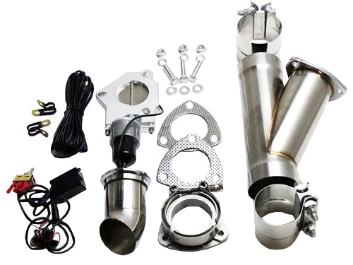 Granatelli Electronic Exhaust Cutout Systems - Stainless Steel - Slip Fit