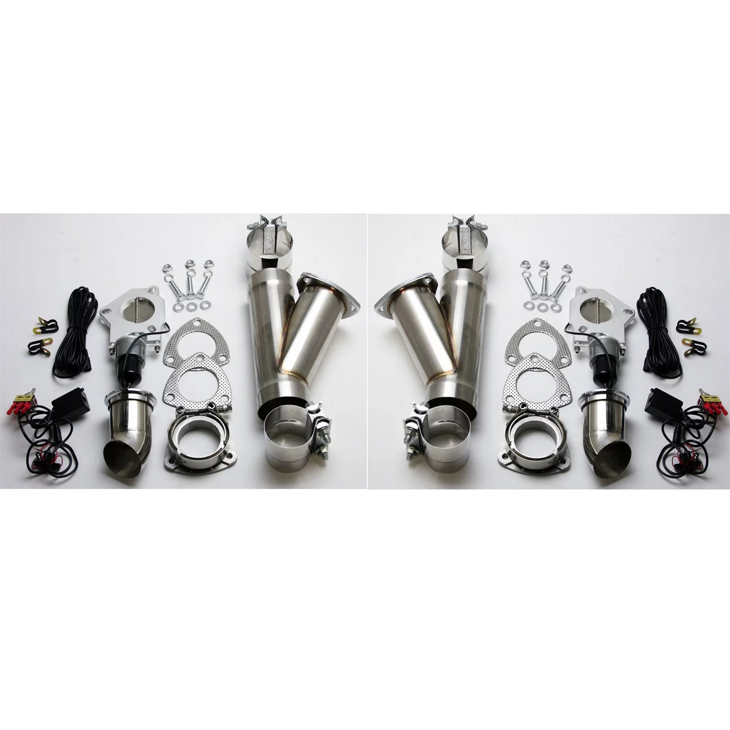 Granatelli Electronic Exhaust Cutout Systems - Aluminized Mild Steel - Slip Fit