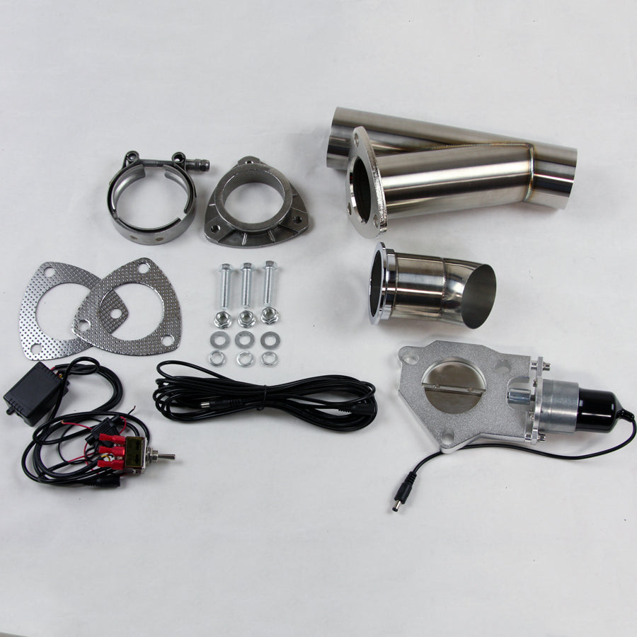 Granatelli Electronic Exhaust Cutout Systems - Stainless Steel - Weld In