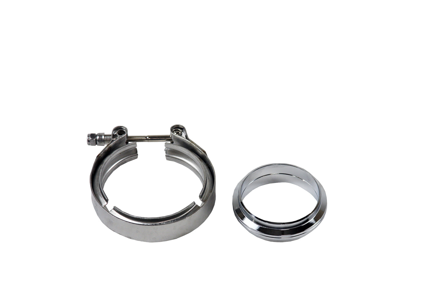 Granatelli V-Bands And Clamps - Aluminum Interlocking