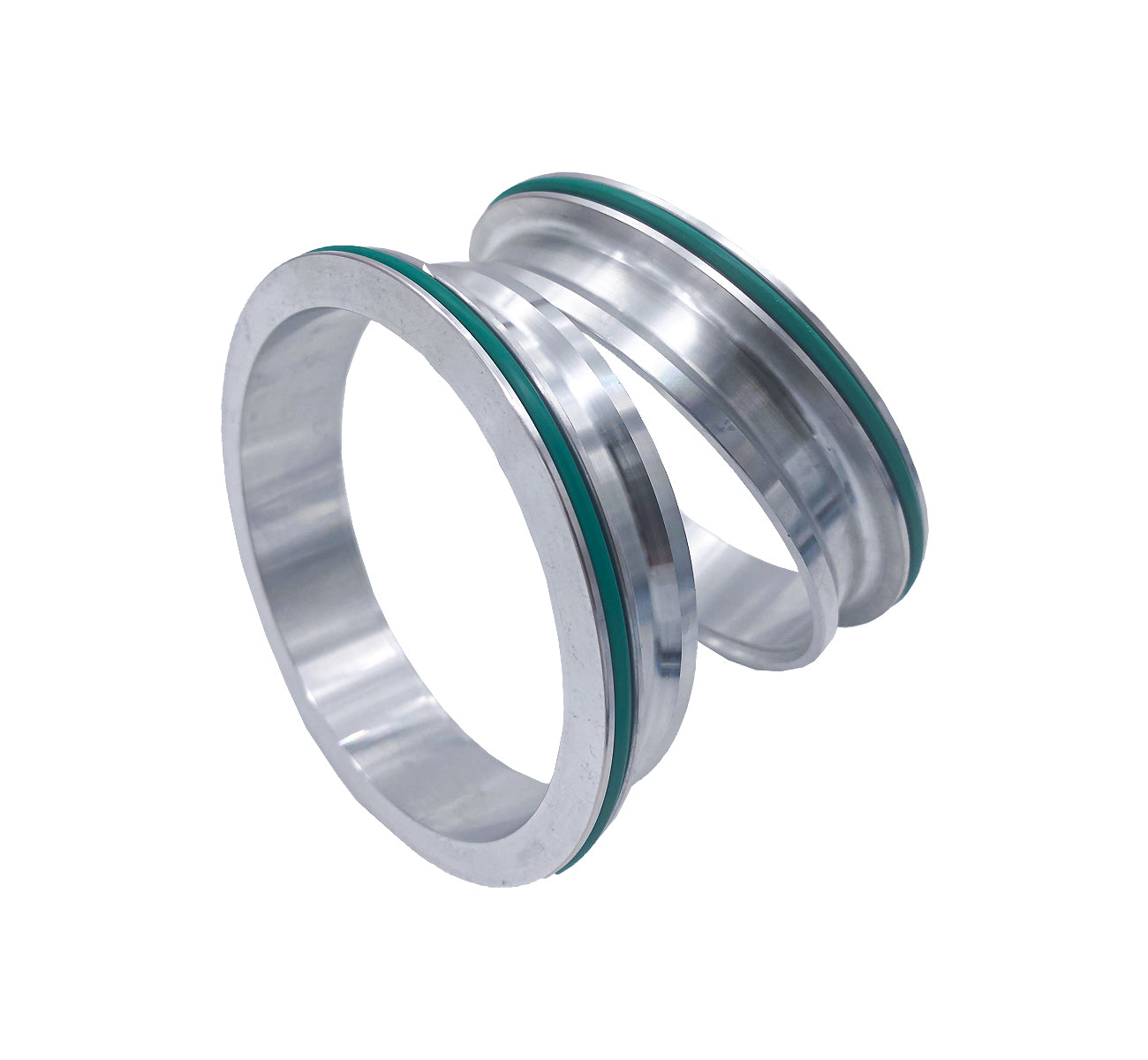Granatelli Heavy Duty Double O-Ringed Clamshell Clamps - Aluminum Interlocking