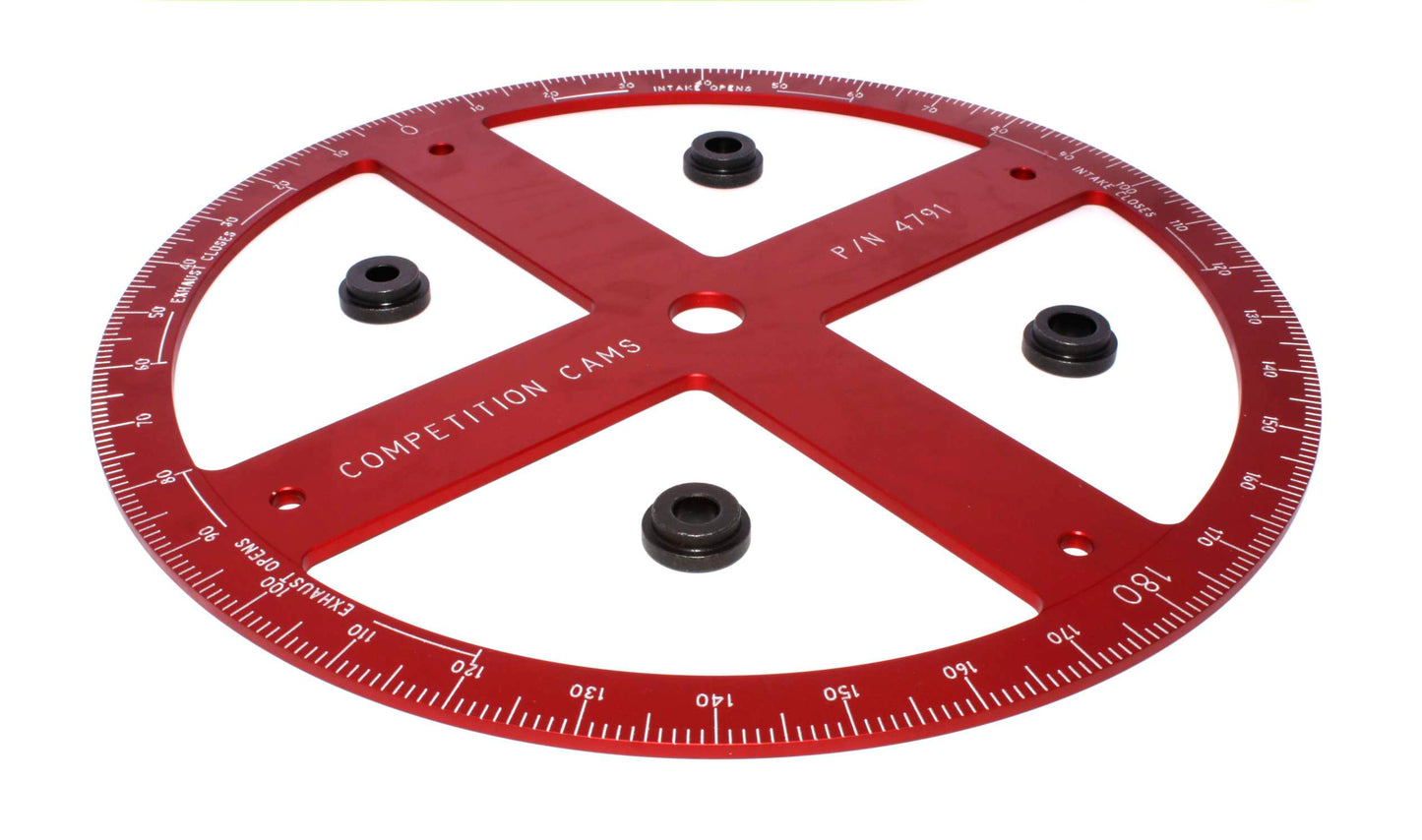 Professional 16" Diameter Machined Aluminum Camshaft Degree Wheel
